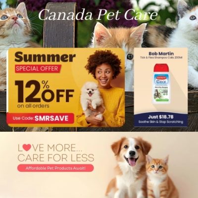 Canada Pet Care provides a comprehensive variety of pet supplies, ranging from trusted flea and tick control products, heartworm preventatives, dewormers and joint care treatments to must-haves including shampoos and washes, eye and ear care essentials and nutritional supplements. If you're looking for cat supplies, dog supplies, horse supplies or small animal supplies. We have it all.