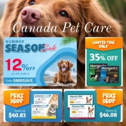 Canada Pet Care provides a comprehensive variety of pet supplies, ranging from trusted flea and tick control products, heartworm preventatives, dewormers and joint care treatments to must-haves including shampoos and washes, eye and ear care essentials and nutritional supplements. If you're looking for cat supplies, dog supplies, horse supplies or small animal supplies. We have it all.
