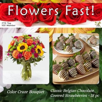 Flowers Fast! is an online flower shop and has been an FTD Top Member since 1997. We feature same-day delivery and discount prices in the USA. We understand the value of prompt flower delivery when it comes to expressing your emotions on special occasions, birthdays, anniversary or just because.