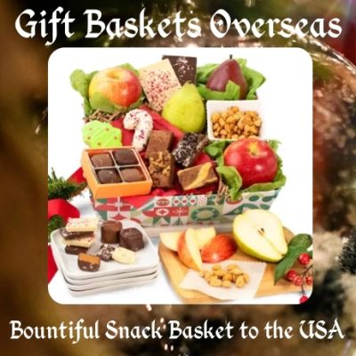 Gifts Baskets Overseas- Offers personal and corporate Gift Baskets to the US, Canada and Mexico, Latin America and Caribbean, Australia and New Zealand, Japan, China and anywhere in Asia, South Africa and other African countries, Israel, UAE & Middle East, the UK and all countries of Europe.