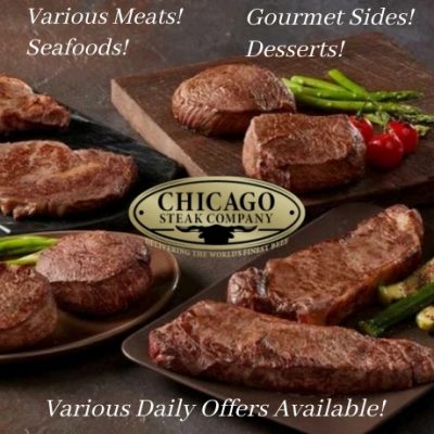 Chicago Steaks specializes in hand-cut, Mid-West raised USDA Prime beef. The very best steaks your money can buy. We raise, trim and age our steaks using centuries-old techniques then vacuum-seal each individually locking in flavor and freshness.