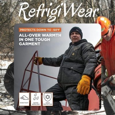 RefrigiWear- Our gear is tougher than the conditions you face. We give you the tools to stay warm, safe and prepared to get done whatever needs doing.  We’re always thinking of ways to help you work in comfort. We are on thousands of job sites every year right beside the workers we serve to make sure we’re always learning, always delivering for you.