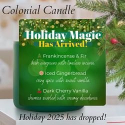 Colonial Candle- With over 110 years of experience in pioneering exquisite candles, Colonial Candle has established the highest levels of craftsmanship in our work. We  use only the finest ingredients and materials available, and have successfully mastered the art of candle making.