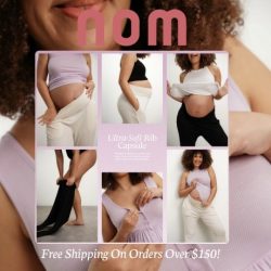 NOM Maternity designs key foundational pieces that are essential to any wardrobe. Our clothes are timeless, easy and versatile. We put a lot of thought into how and when each piece can be worn and design with functional details that make life easier and more comfortable for a women’s ever changing body.