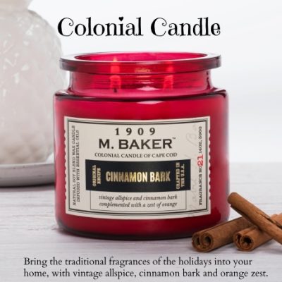 Colonial Candle- With over 110 years of experience in pioneering exquisite candles, Colonial Candle has established the highest levels of craftsmanship in our work. We  use only the finest ingredients and materials available, and have successfully mastered the art of candle making.