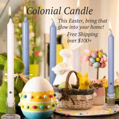 Colonial Candle has over 110 years of experience in making exquisite candles, they have established the highest levels of craftsmanship in their work. They use only the finest ingredients and materials available, and have mastered the art of candle making.