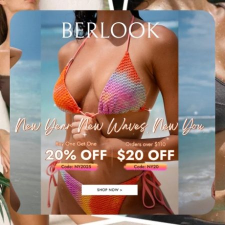 BERLOOK is dedicated to bring innovation to design, so women wearing our swimwear can feel free and beautiful while helping to clean up the environment.