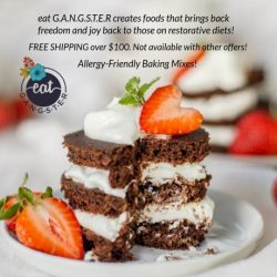 eat G.A.N.G.S.T.E.R lets your family enjoy that chewy, tasty cookie you've been craving. It's food freedom at its best. Bake it to perfection or stir the ingredients and dig right in with a spoon! Made without grains, eggs, dairy or nuts. Start your healthy trip today.