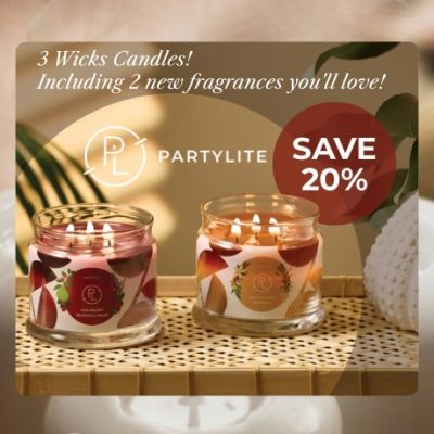 PartyLite- We all have one thing in common, a vision for a brighter world. Our online community is powered by people sharing their passion for home fragrance through the world's brightest and best candles. Our candles are made with the finest and cleanest ingredients. We stand behind our products 100%.