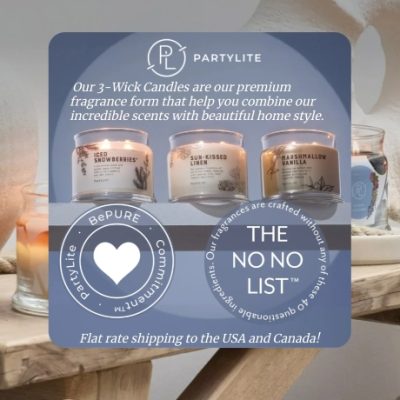 PartyLite vision is for a brighter world. Their online circle is pushed by people sharing their passion for home fragrance through the world's brightest and best candles. Their candles are made with the finest and purest essence. With a 100% guarantee.