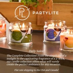 PartyLite vision is for a brighter world. Their online circle is pushed by people sharing their passion for home fragrance through the world's brightest and best candles. Their candles are made with the finest and purest essence. With a 100% guarantee.