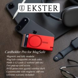 Ekster - Our flagship leather smart wallets are perfect for slim storage and quick card access, the built-in aluminum cardholder fans out your cards at the click of a button and protects them against RFID skimming, they hold 1 to12 cards and bills, plus you can add a tracker to make it unlosable.