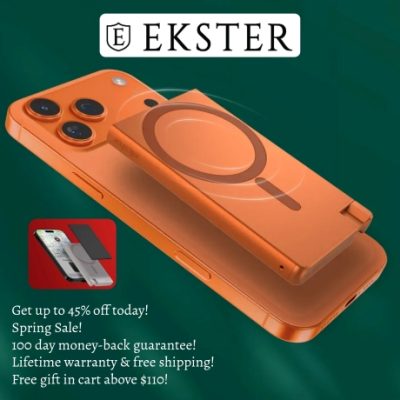 Ekster flagship leather smart wallets are perfect for slim storage and quick card access. Built-in aluminum cardholder fans out your cards at the click of a button and protects them against RFID skimming. Holds 1 to 12 cards and bills. Plus add a tracker to make it unlosable.