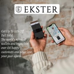 Ekster - Our flagship leather smart wallets are perfect for slim storage and quick card access, the built-in aluminum cardholder fans out your cards at the click of a button and protects them against RFID skimming, they hold 1 to12 cards and bills, plus you can add a tracker to make it unlosable.