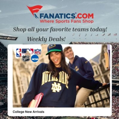 Fanatics isn't just our name. It's who we are loyal, passionate fans, dedicated to our favorite teams and to the sports we love. That's why we're honored to be able to offer fans the world's largest collection of official sports apparel from all the leagues, teams and players you love.