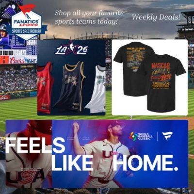 Fanatics isn't just our name. It's who we are loyal, loving fans, loyal to our prized teams and the sports we love. That's why we're honored to be able to offer fans the world's largest collection of official sports apparel from all the leagues, teams and players you love.