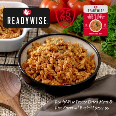 Ready Wise understands the importance of being prepared for any emergency. Whether it's a natural disaster, power outage, civil unrest, or unexpected crisis, having reliable access to nutritious and delicious food can make all the difference.