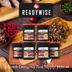 Ready Wise understands the importance of being prepared for any emergency. Whether it's a natural disaster, power outage, civil unrest, or unexpected crisis, having reliable access to nutritious and delicious food can make all the difference.