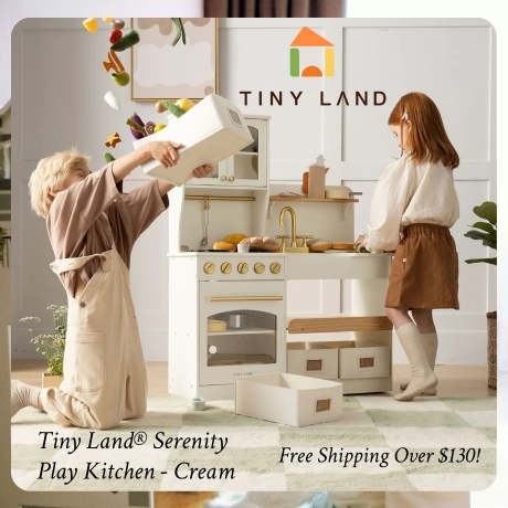 TINY LAND- As the founders of the Tiny Land brand and parents ourselves, we love nothing more than hearing about how our children’s teepees and wooden toys make your children smile. Tiny Land is a way for your children to create their very own Tiny Land that they can enjoy and base their adventures around.