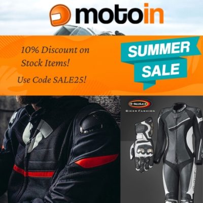 Motoin is your first address for motocycle clothing, helmets and accessories! Motoin offers all brands popular among motorcyclists. The appeal of our wide range of products lies in an attractive price-performance ratio and a high level of quality. Motoin has over 200,000 items available!