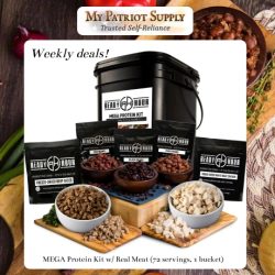 My Patriot Supply was founded with a passion for self-sufficiency and food independence. We not only understand the drive to practice emergency preparedness, we are active participants in the survivalist lifestyle. We believe freedom comes from attaining a certain level of self-reliance.