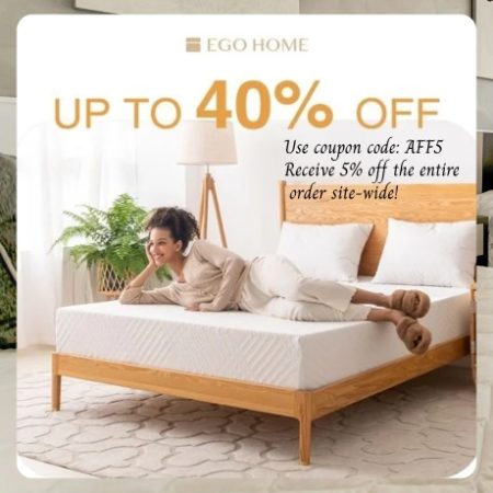 EGOHOME believes that better sleep makes all the difference. That’s why we‘re committed to creating high-quality products with a new technology that provides comfortable support, safety cover and a healthy sleep environment. Expressing a luxury in bedding design style.