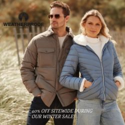 Since 1948, Weatherproof® Garment company is one of the nation's top brands in outerwear. Their selection of styles are designed to offer premium comfort, high quality and awesome values. Their garments are great to shield against rain, wind, and cold.