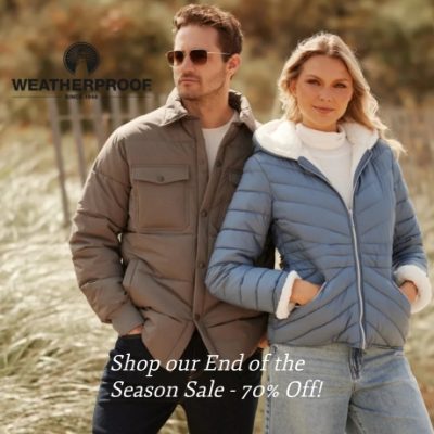 Since 1948, Weatherproof® Garment company is one of the nation's top brands in outerwear. Their selection of styles are designed to offer premium comfort, high quality and awesome values. Their garments are great to shield against rain, wind, and cold.