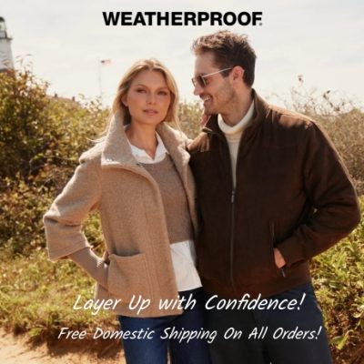 Since 1948, Weatherproof® Garment company has been one of the nation's leading brand names in outerwear. Our diverse collection of styles are designed to offer superior comfort, high quality and exceptional values. Through the use of innovative styling and technologically advanced fabrics, our functional garments are ideal to shield against rain, wind, and cold.