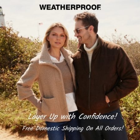 Since 1948, Weatherproof® Garment company has been one of the nation's leading brand names in outerwear. Our diverse collection of styles are designed to offer superior comfort, high quality and exceptional values. Through the use of innovative styling and technologically advanced fabrics, our functional garments are ideal to shield against rain, wind, and cold.