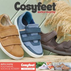 Cosyfeet started in 1983 with a simple idea – to make attractive, extra roomy footwear for swollen feet. Since then, we’ve expanded our range so now there’s something for everyone including ultra-comfy socks and hosiery, premium foot care solutions and innovative mobility products. We are a company that genuinely cares about our customers and their needs. We offer high quality products, that give value for money, along with a shopping experience that’s as easy and pleasant as possible.