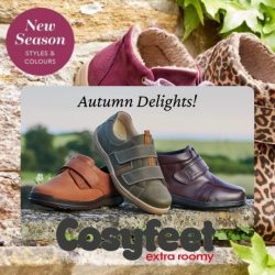 Cosyfeet started in 1983 with a simple idea – to make attractive, extra roomy footwear for swollen feet. Since then, we’ve expanded our range so now there’s something for everyone including ultra-comfy socks and hosiery, premium foot care solutions and innovative mobility products. We are a company that genuinely cares about our customers and their needs. We offer high quality products, that give value for money, along with a shopping experience that’s as easy and pleasant as possible.