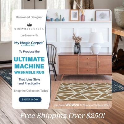 My Magic Carpet is a family-driven company that understands life is beautifully messy. Whether it’s kids running through the house, pets with muddy paws, or the occasional spill during dinner, we’ve been there! That’s why we designed My Magic Carpet: rugs that are as stylish as they are functional, made to stand up to real-life messes without sacrificing comfort or design.