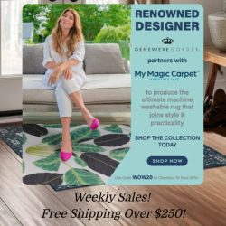 My Magic Carpet is a family-driven company that understands life is beautifully messy. Whether it’s kids running through the house, pets with muddy paws, or the occasional spill during dinner, we’ve been there! From bold to neutral, big or small, find a rug that fits your style and your space.