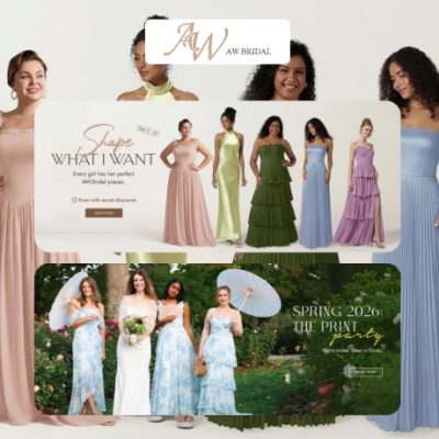 AW Bridal offers affordable gowns, bridesmaid dresses, mother of the bride dresses and extras such as tiaras, wedding sashes & headpieces, along with personal ceremony decor items. Our often new collections of bridesmaids dresses is our identity!
