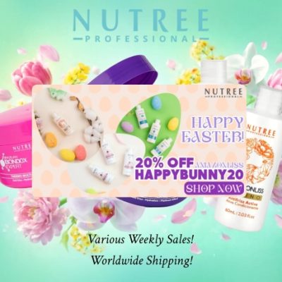 Nutree cosmetics are designed for total overhaul and effective protection of locks. Aimed at facing dryness, brittleness, split ends, fragility, dullness, hair loss, and a mass of other usual issues. Also for people that use a blow dryer, flat iron, and often endures coloring.