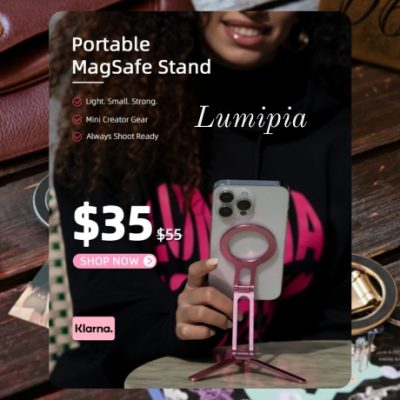 At Lumipia we aim to make content creation accessible, fun and empowering. We design stylish high tech products that reduce gear stress, letting you work more on your creativity. Whether you're a new or experienced creator, we're here to elevate your work and support every step of your journey.