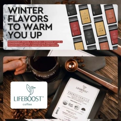 Lifeboost Coffee is grown without the use of pesticides or other toxins, so you know each cup is clean and free of toxic chemicals. Their beans are 100% single-origin Arabica beans, grown and hand-picked, ensuring that only the highest quality coffee is sold.