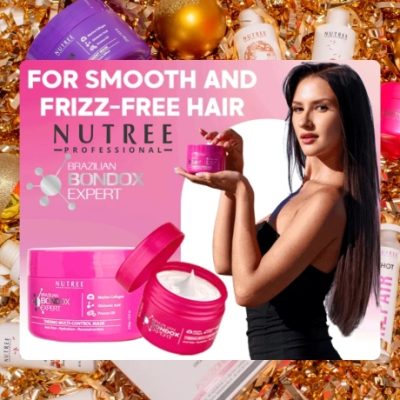 Nutree cosmetics are designed for total overhaul and effective protection of locks. Aimed at facing dryness, brittleness, split ends, fragility, dullness, hair loss, and a mass of other usual issues. Also for people that use a blow dryer, flat iron, and often endures coloring.
