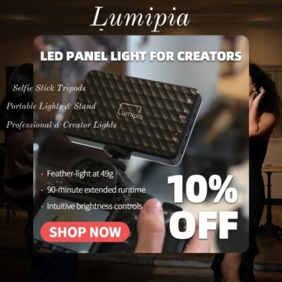 At Lumipia we aim to make content creation accessible, fun and empowering. We design stylish high tech products that reduce gear stress, letting you work more on your creativity. Whether you're a new or experienced creator, we're here to elevate your work and support every step of your journey.