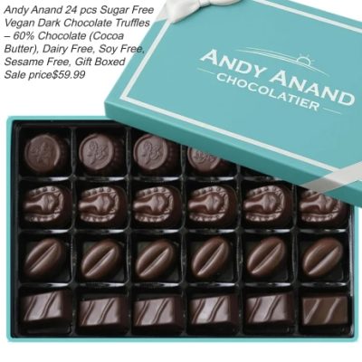 Andy Anand Luxury hand made chocolates with a difference. All Chocolates are made with natural ingredients, without any preservatives or chemicals. Taste completely different from machine made candies. There's only one word to describe them 'Divine'.
