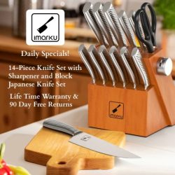 IMARKU owner Mark has always dreamed of having a kitchen as romantic as those in movies, believing everyone should enjoy the pleasure that cooking brings, regardless of their skills. This passion drove him to create perfect kitchen utensils.