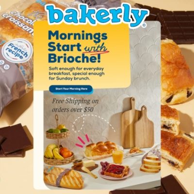 Bakerly brings authentic French baked goods like delicious crepes to households across America through the combination of simple quality ingredients, time-tested French recipes, good people, and lots of love.  They specialize in creating the most mouth-watering French crepes, brioche, and pancakes without the use of preservatives, artificial flavors or colors, or high-fructose corn syrup or 140 other ingredients on their “no-no” list.