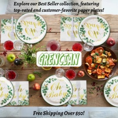 Grencian brings joy, style, and ease to every party. They offer choice quality party additions, including party plates, napkins, and party favors, that combine functionality with fun and creativity. They believe every event, big or small, deserves a touch of magic.