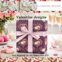 London Penny was born from a love of lovely designs and ageless mastery, London Penny founders wanted to raise the art of gift giving. So they mixed classic style with modern aesthetics to creating wrapping paper that’s as valid as the gifts it holds.