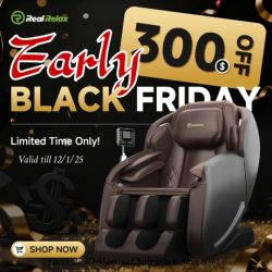 Real Relax® was founded with the goal of providing every user with a high-quality, low-cost chair. Our chairs are deliberately designed and constructed from only the highest-quality materials to keep you relaxed and healthy.