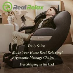 Real Relax® was founded with the goal of providing every user with a high quality, low costing chair. Their chairs are designed and made from only the highest quality materials to keep you relaxed and healthy. Making your home a very relaxing environment.