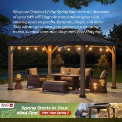 With 24 years of wisdom, Sunjoy has set itself as a guide in the gazebo industry. With selling over 10 million gazebos across the USA, it's proof to their devotion to innovation, quality, and customer delight. Join the millions who have made Sunjoy their lifestyle.