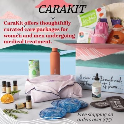 CaraKit offers thoughtfully curated care packages for women and men undergoing medical treatment. Show your support with a care package that brings hope and comfort to loved ones on their recovery journey. Explore our collection of gifts, designed to uplift and provide much-needed relief.