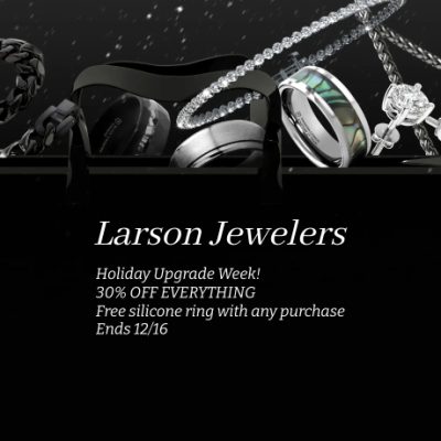 Larson Jewelers knows what real people want. Whether it’s sleek, alternative metal rings, bold personal styles, or lab-grown diamond jewelry that echo today's values and tastes. We have the latest trends, the best materials, and the best choices for who you are.